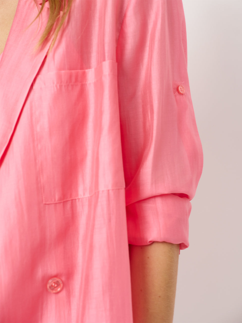 Blazer/shirt Saika flamingo pink