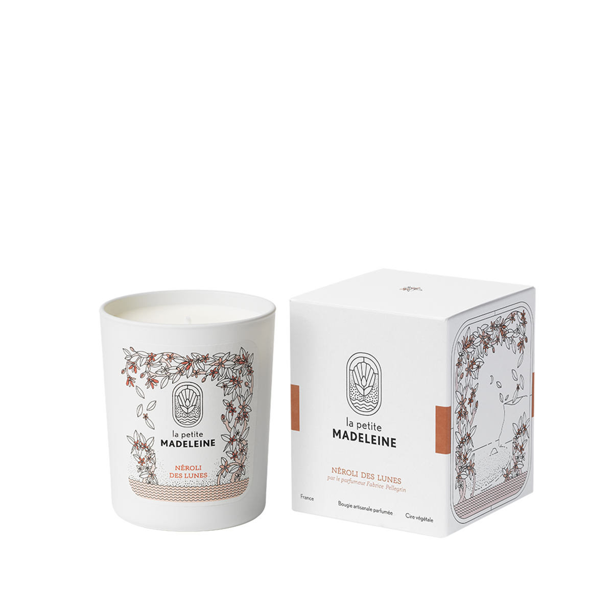 Candle bougie Neroli des Lunes