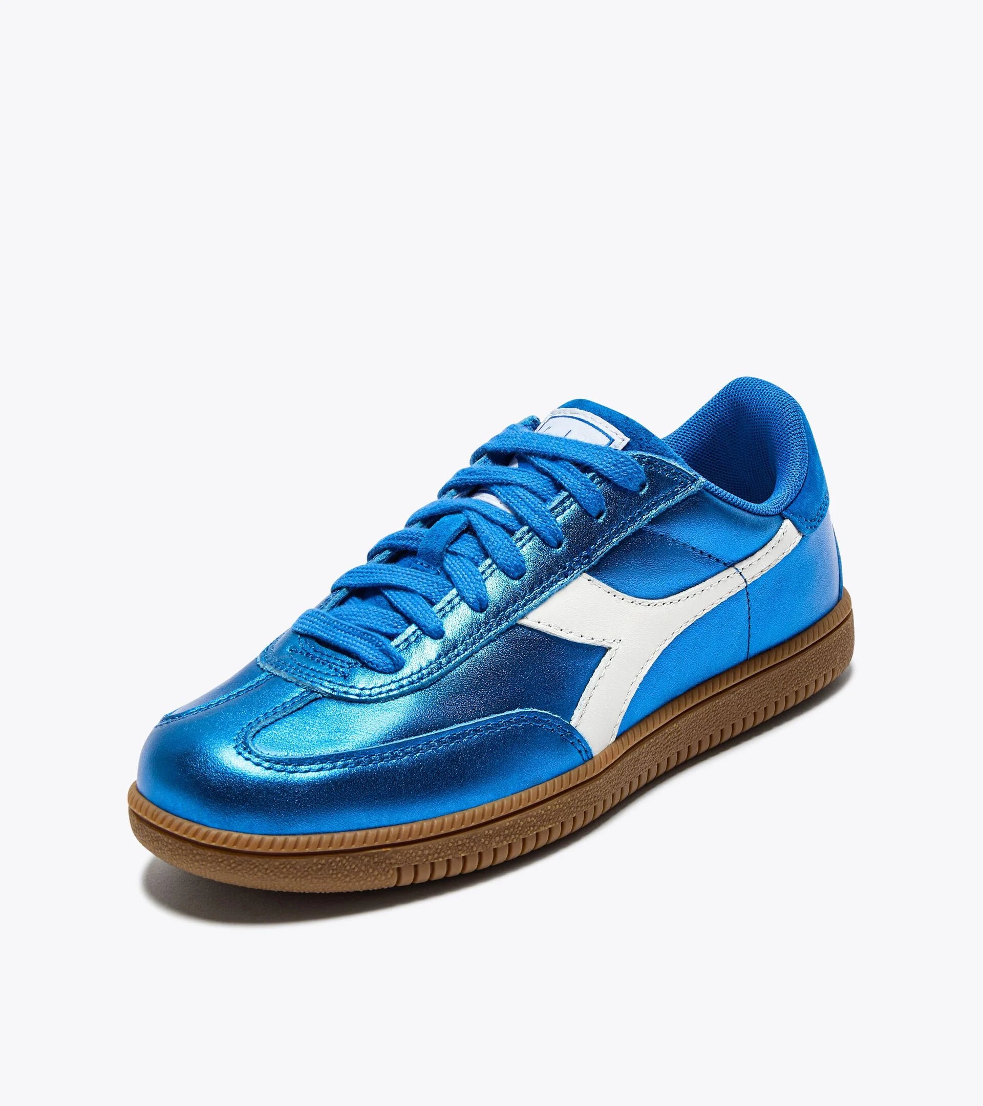 Trainer metallic micro blue