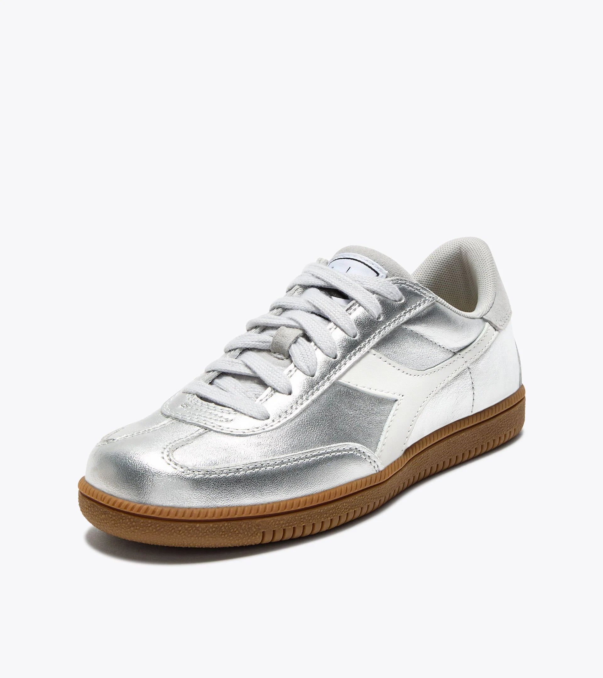 Trainer metallic silver