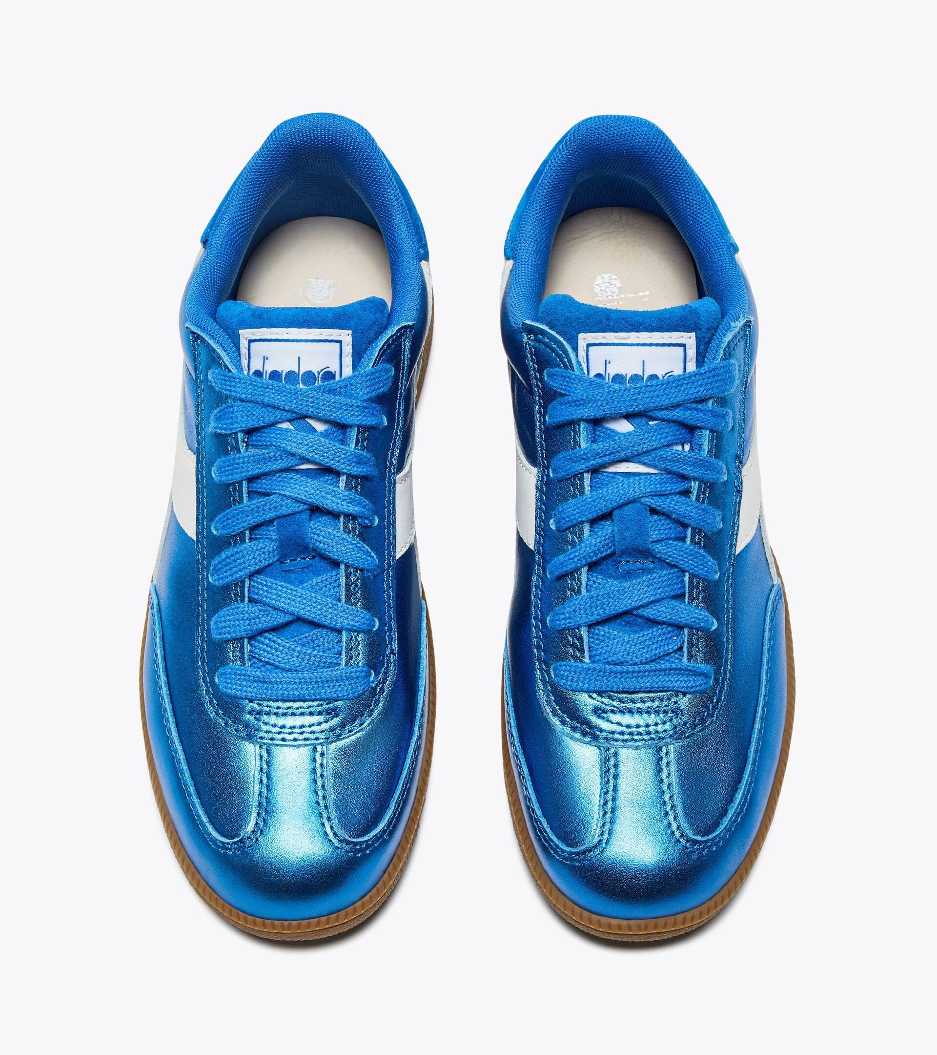 Trainer metallic micro blue