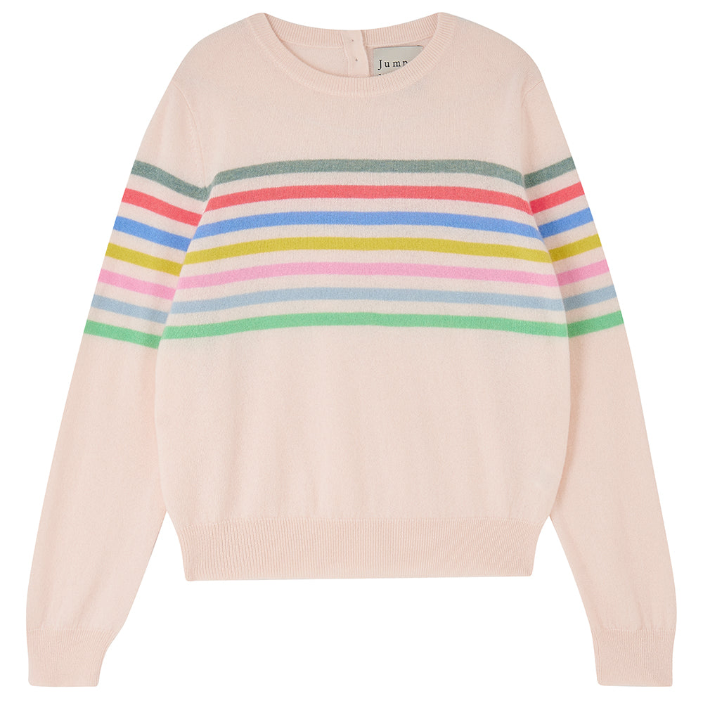 Knit cashmere stripe