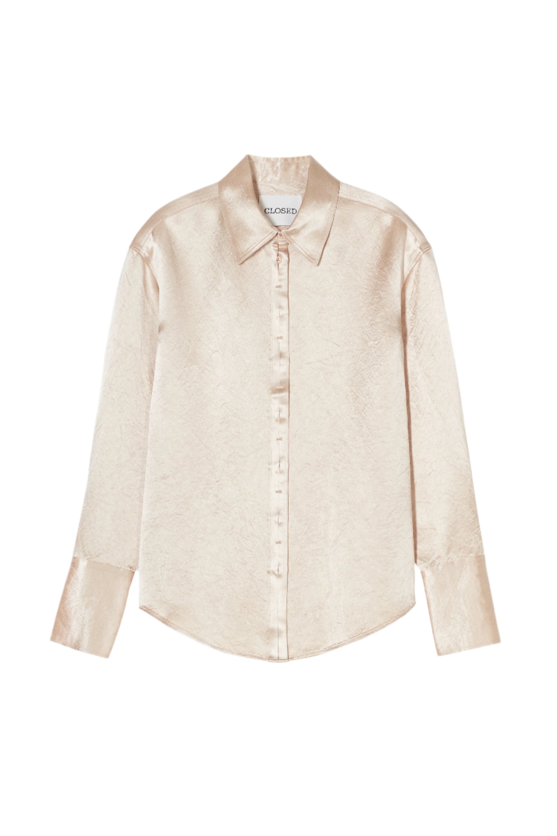 Blouse crinckle champagne