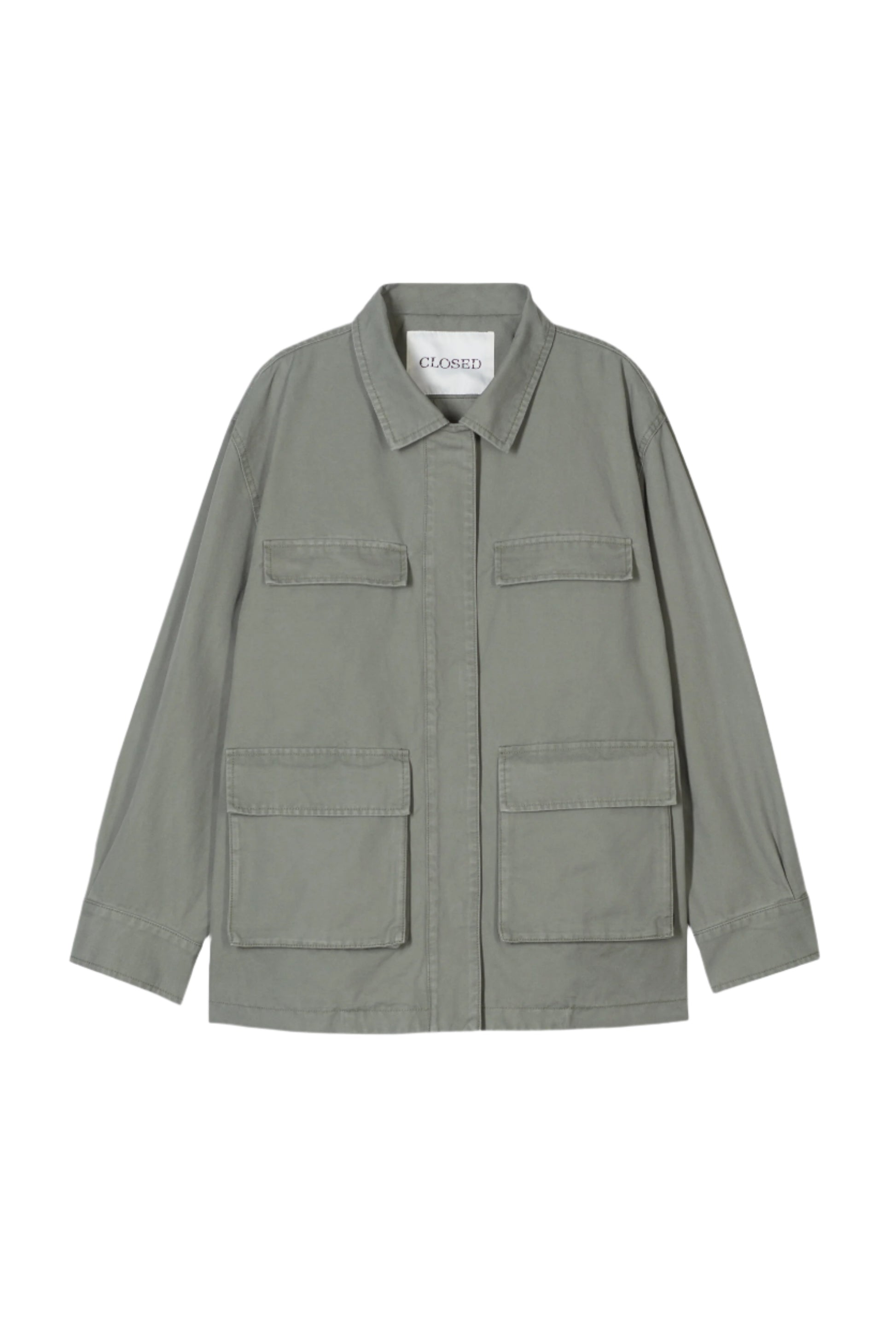 Jacket field faded green