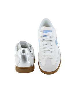 Image of Trainer white/licht blauw