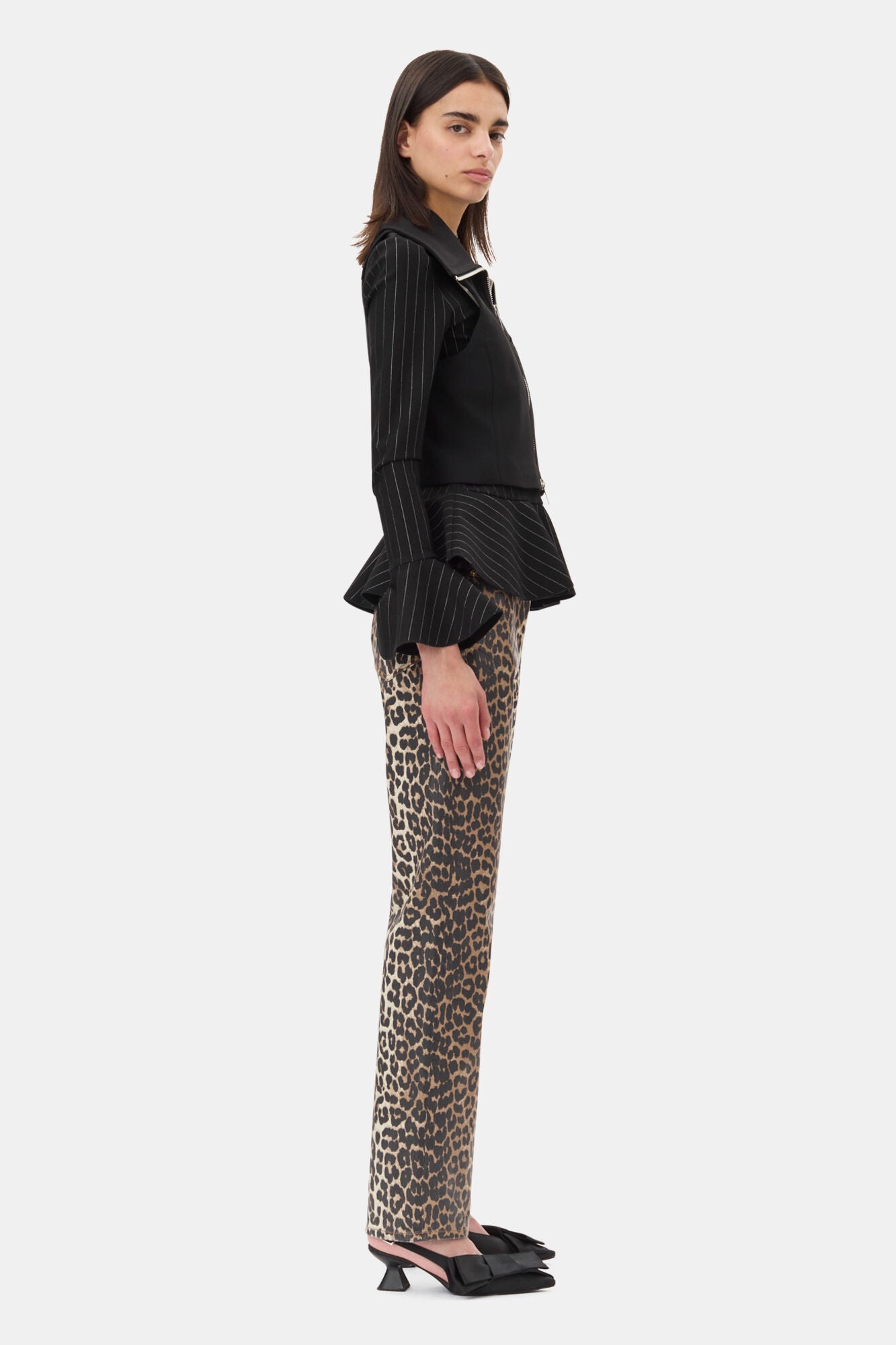 Pants Carri foil leopard