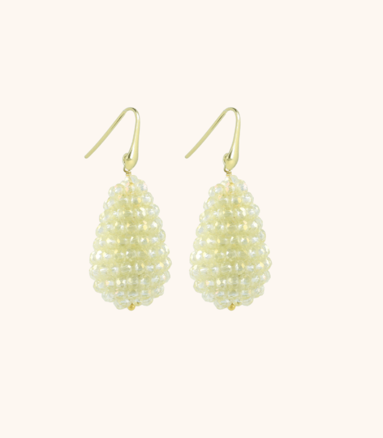 Earrings Amy cone ivory S