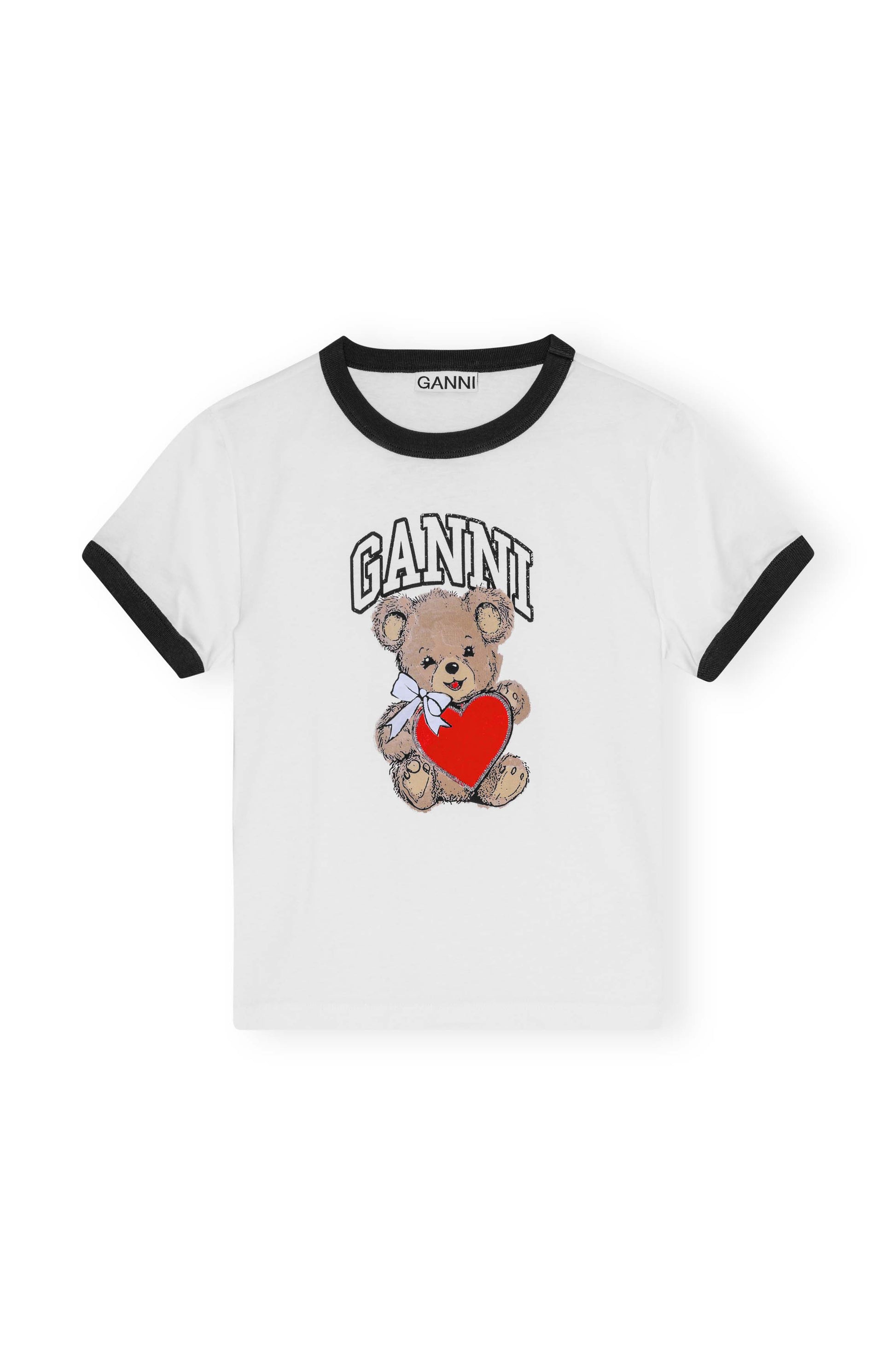 Tee bear small bright white