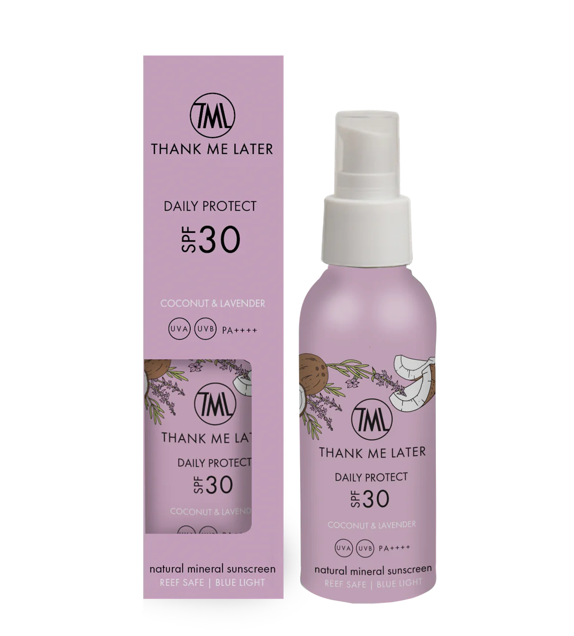 Coconut & Lavender Mineral Sunscreen SPF30