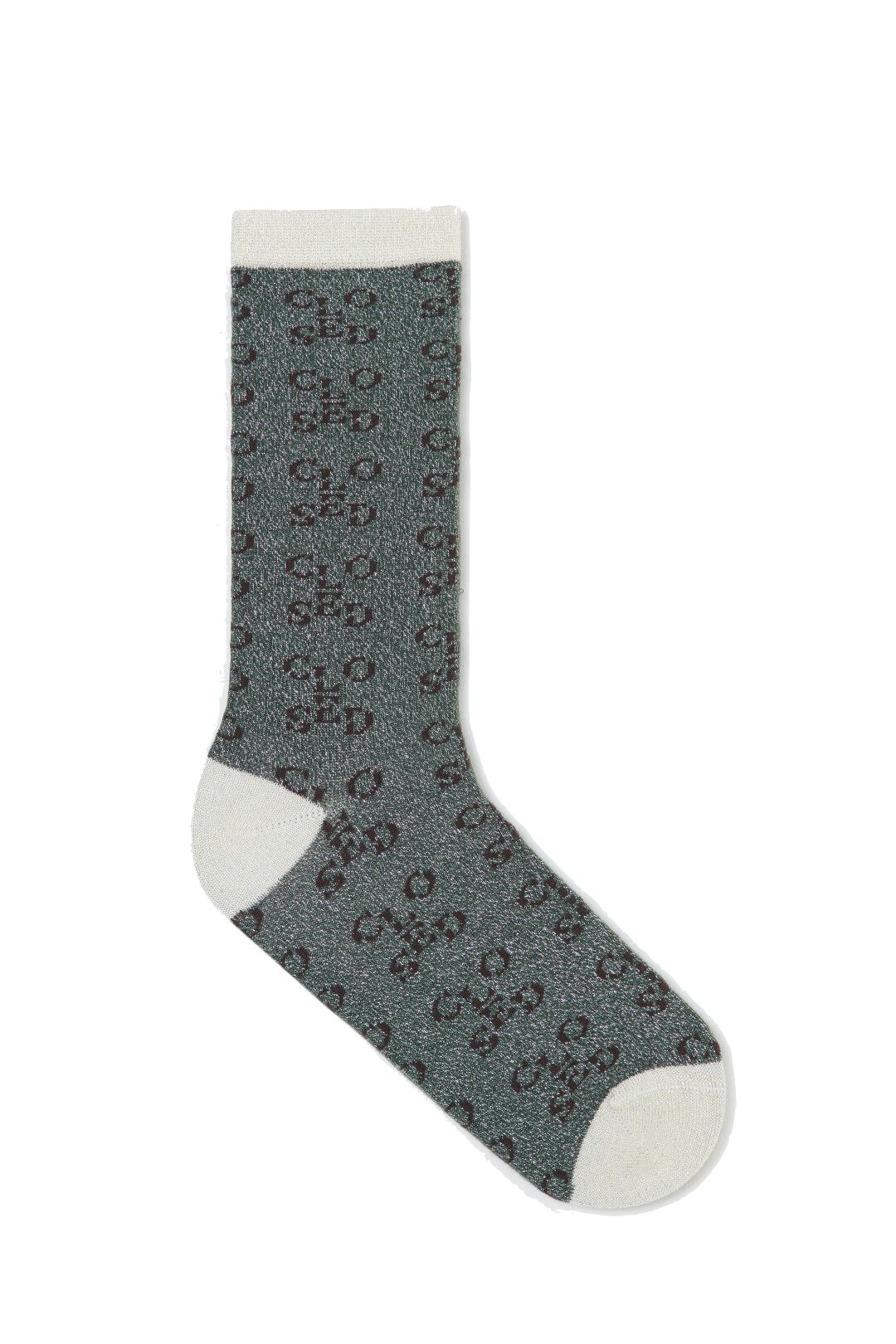 Socks glitter green