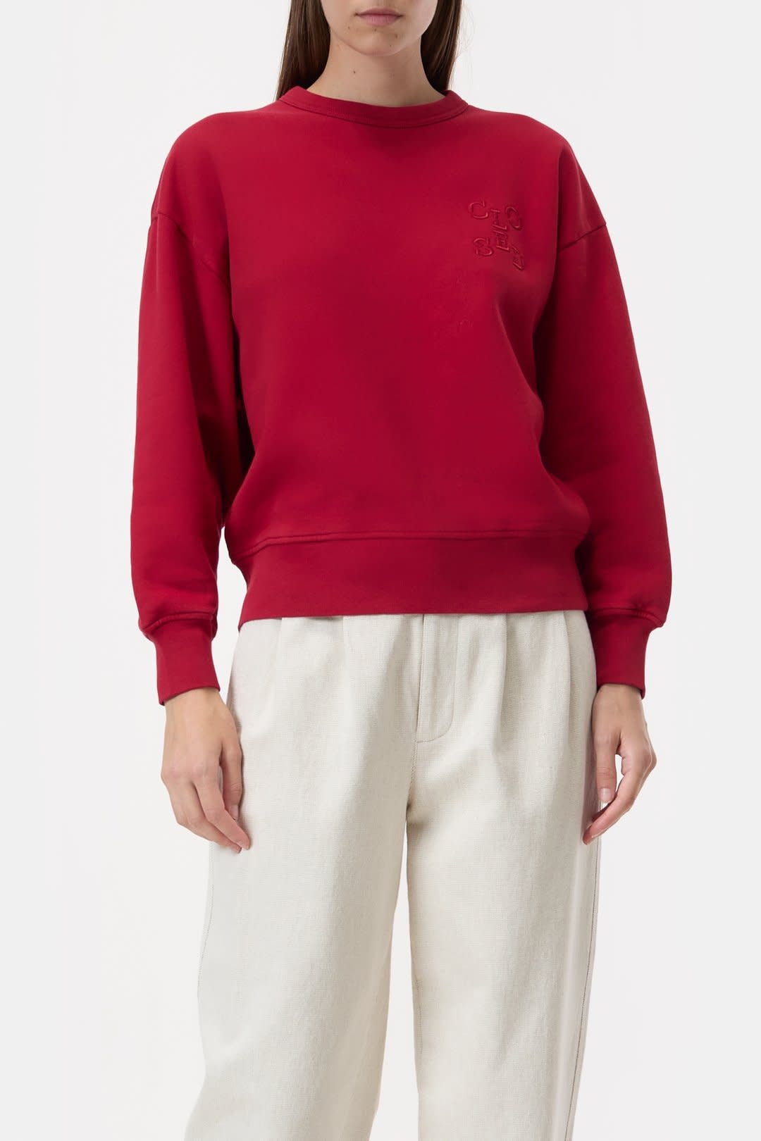 Sweater basic red