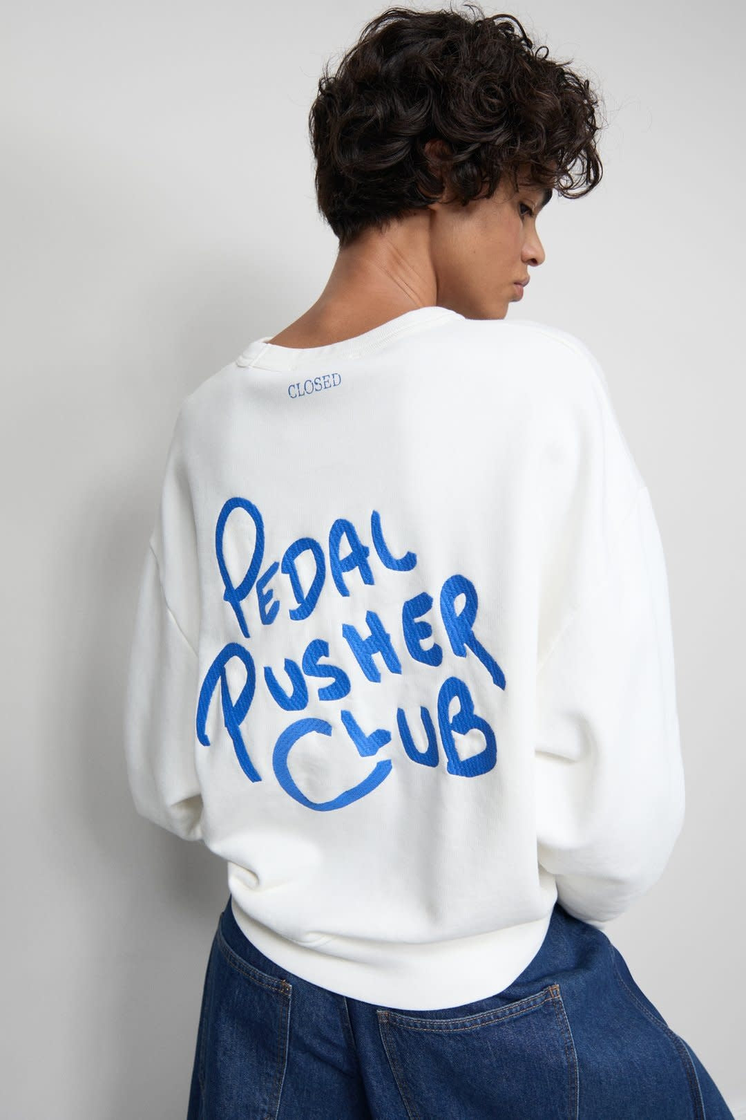 Sweater pedal pusher club ivory