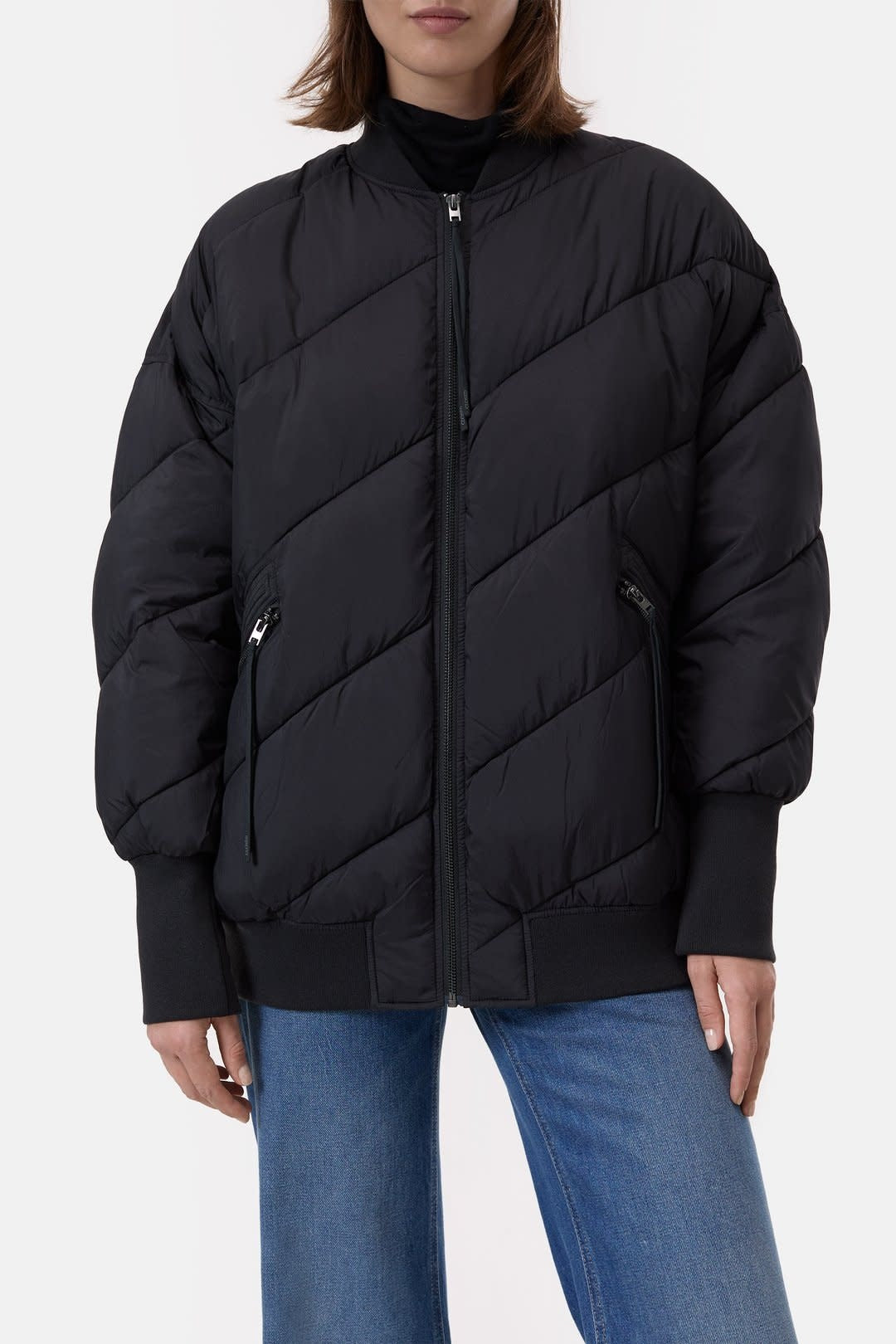 Puffer quilted black