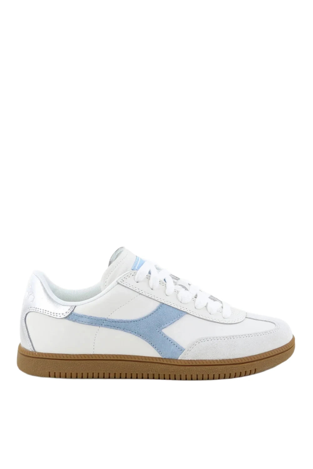 Trainer white/licht blauw