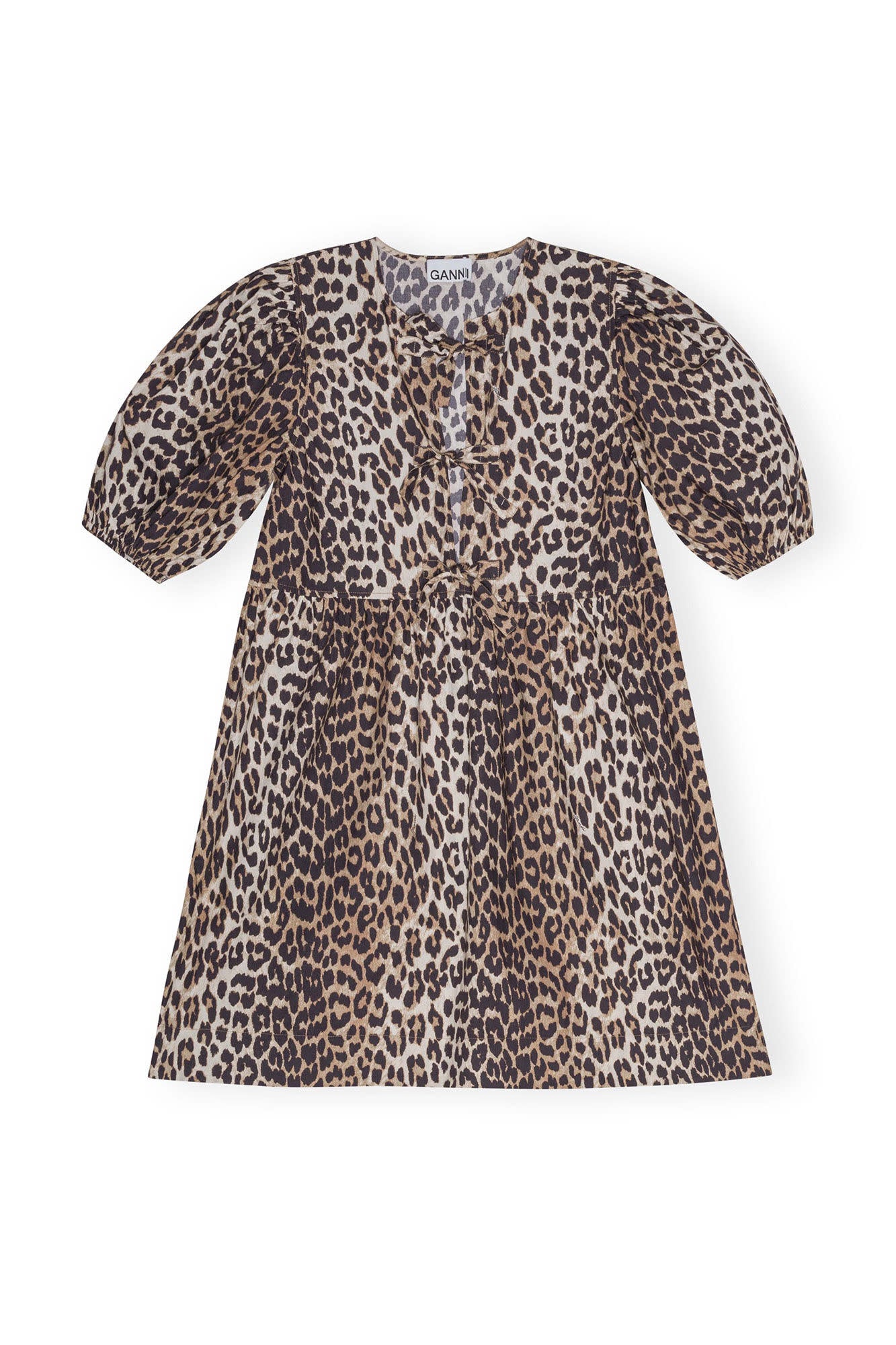 Dress leopard tie