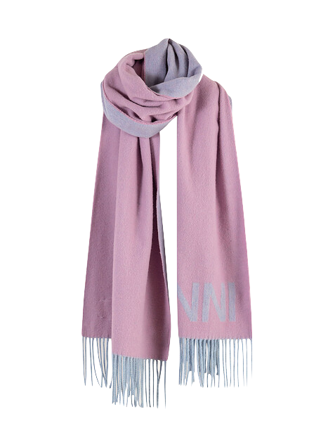 Scarf lilac chiffon