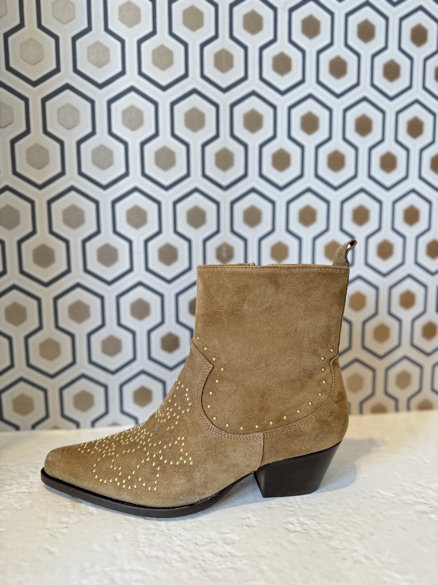 Booties Cameron cuoio suede