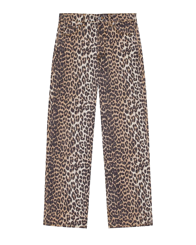 Izey denim leopard