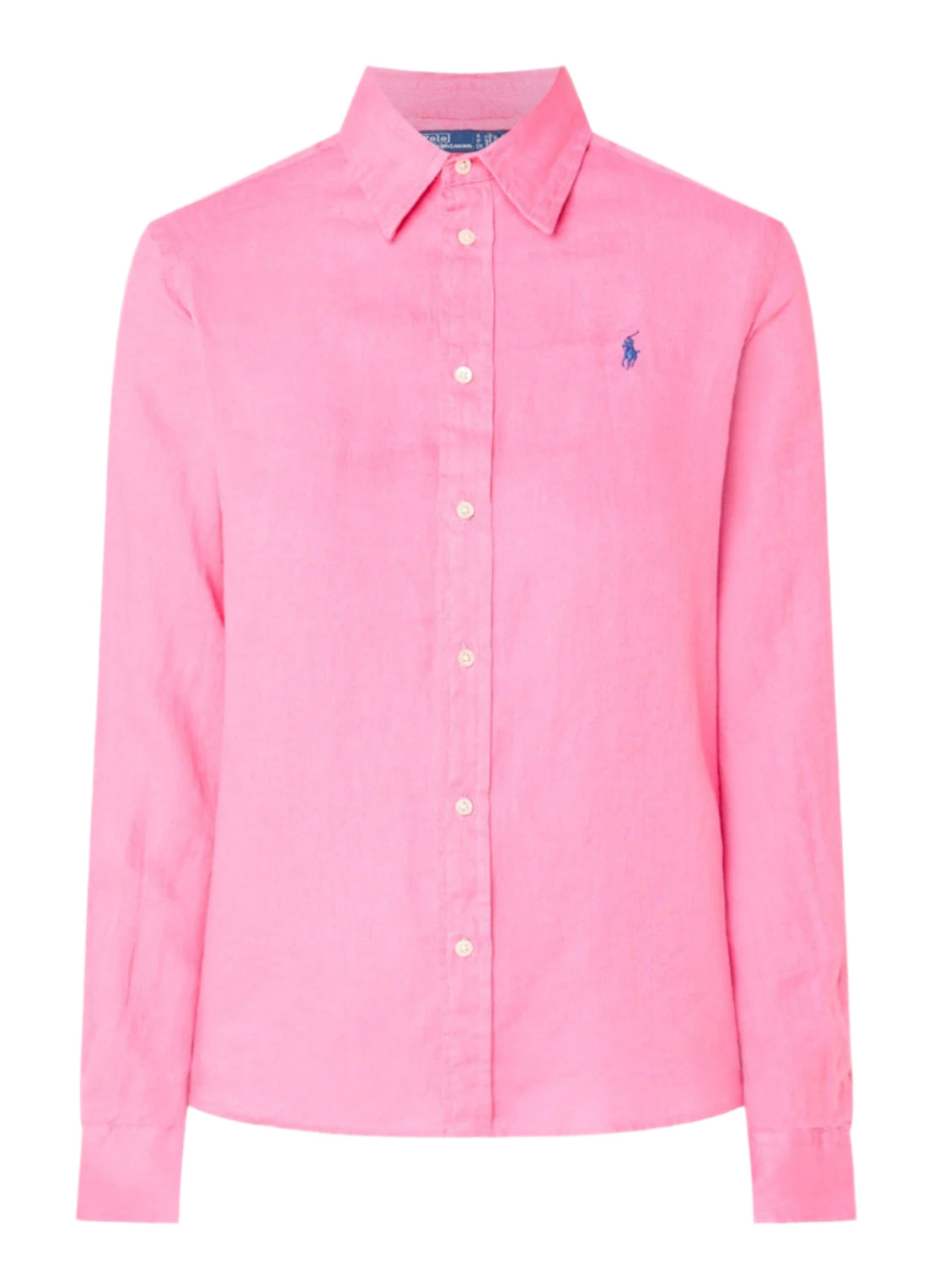 Blouse classic linnen pink