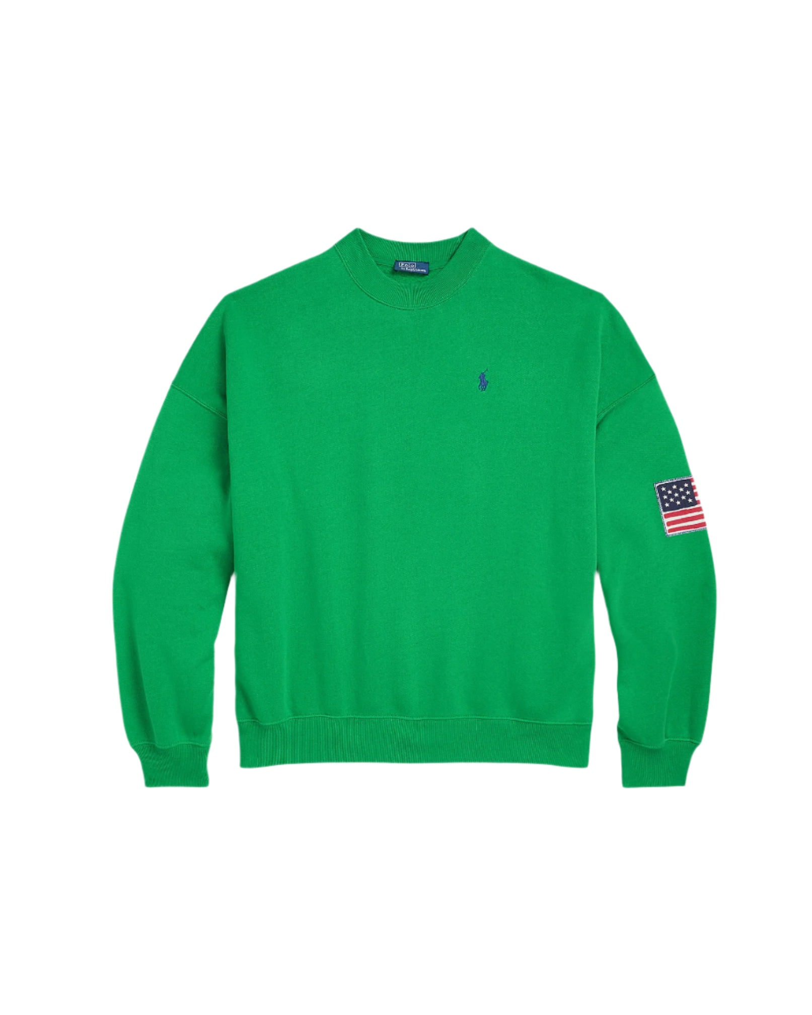 Sweater polo flag bright green