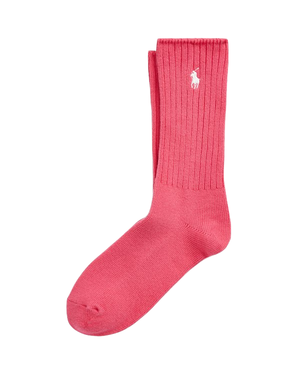 Socks hot pink cable