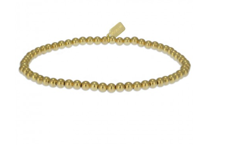 Bracelet basic gold coloured 3mm