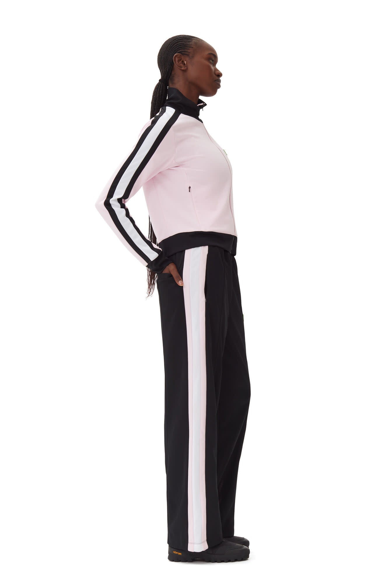 Jacket sport jersey pink